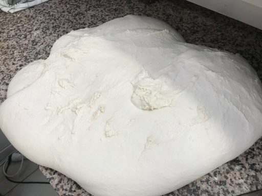 Pâte à pizza avant le façonnage des pâtons Pâte à pizza avant le façonnage des pâtons